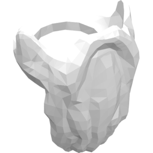 10052 - Minifigure Beard, Rounded End