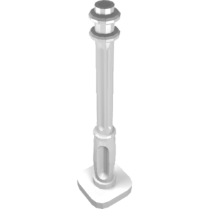 11062 - Support 2 x 2 x 7 Lamp Post, 4 Base Flutes