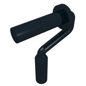 12885 - Minifigure, Utensil Paint Roller Brush Handle