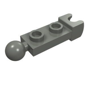14419 - Plate, Modified 1 x 2 with Tow Ball and Small Tow Ball Socket on Ends