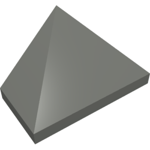 15571 - Slope 45 2 x 1 Triple with Bottom Stud Holder