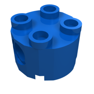 17485 - Brick, Round 2 x 2 with Pin Holes