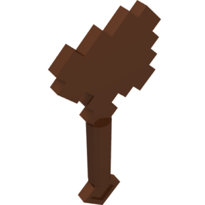 18788 - Minifigure, Utensil Axe, Pixelated (Minecraft)