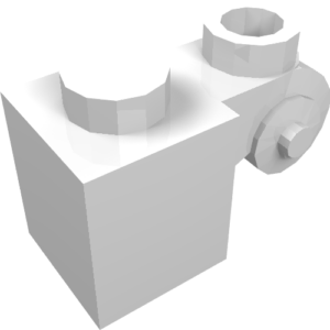 20310 - Brick, Modified 1 x 1 with Scroll with Hollow Stud