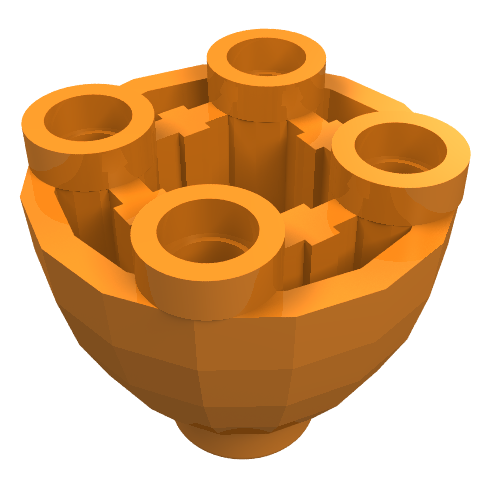 24947 - Brick, Round 2 x 2 Dome Bottom with Studs