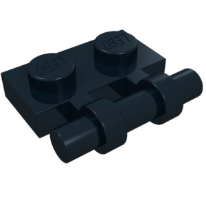 2540 - Plate, Modified 1 x 2 with Bar Handle on Side - Free Ends