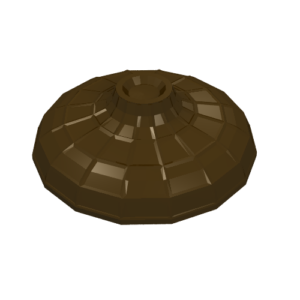 26007 - Minifigure, Headgear Hat, Conical Asian with Raised Center