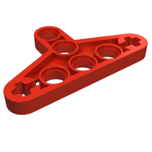 2905 - Technic, Liftarm, Modified Triangle Thin 3 x 5 with Full Supports