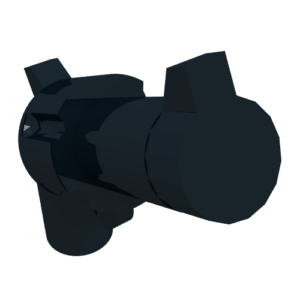 30132 - Minifigure, Weapon Gun, Pistol Revolver - Large Barrel and Solid Handle