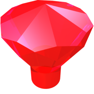 30153 - Rock 1 x 1 Jewel 24 Facet