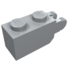 30365 - Hinge Brick 1 x 2 Locking with 2 Fingers Vertical End