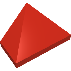 3048a - Slope 45 2 x 1 Triple without Inside Bar or Bottom Stud Holder