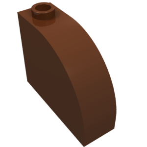 33243 - Slope, Curved 3 x 1 x 2 with Hollow Stud