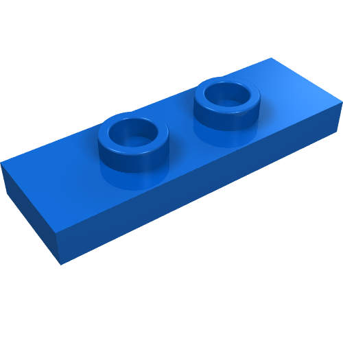 34103 - Plate, Modified 1 x 3 with 2 Studs (Double Jumper)