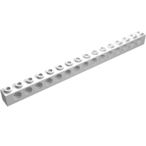 3703 - Technic, Brick 1 x 16 with Holes