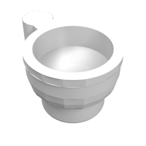 38014 - Minifigure, Utensil Teacup
