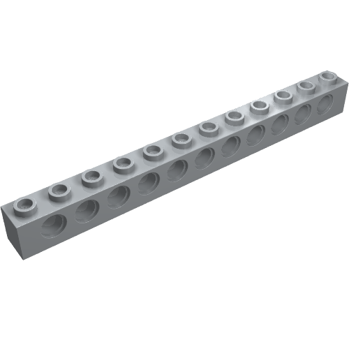 3895 - Technic, Brick 1 x 12 with Holes