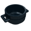 4341 - Minifigure, Utensil Pot Cauldron 3 x 3 x 1 & 3/4 with Handles