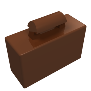 4449 - Minifigure, Utensil Briefcase / Suitcase