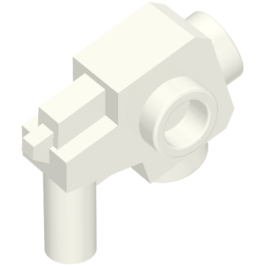 44709 - Minifigure, Weapon Gun, Blaster with Studs on Sides, Bottom, and Front