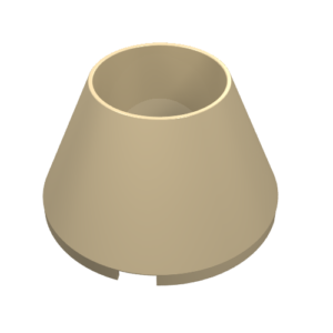 4742 - Cone 4 x 4 x 2 Hollow No Studs