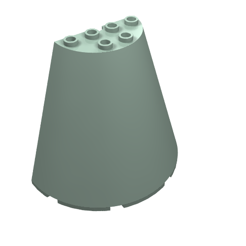 47543 - Cone Half 8 x 4 x 6