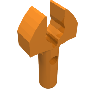 48729b - Bar   1L with Clip Mechanical Claw - Cut Edges and Hole on Side