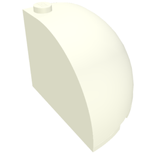 49612 - Brick, Round Corner 4 x 4 x 2 2/3 Dome Top