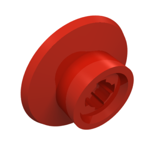 50254 - Train Wheel Small, Hole Notched for Wheels Holder Pin