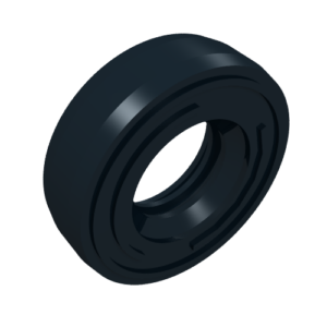 59895 - Tire 14mm D. x 4mm Smooth Small Single with Number Embossed on Side