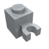 60475 - Brick, Modified 1 x 1 with U Clip (Vertical Grip) - Solid Stud
