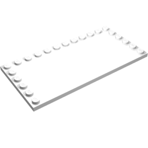 6178 - Tile, Modified 6 x 12 with Studs on Edges