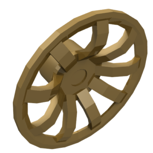 62701 - Wheel Cover 9 Spoke - 24mm D. - for Wheels 55982 and 56145