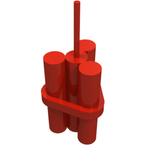 64728 - Minifigure, Utensil Dynamite Sticks Bundle