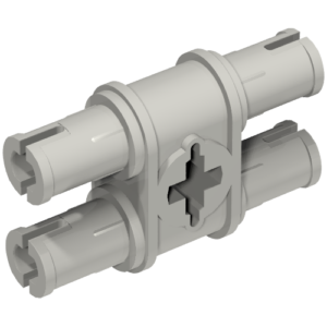 65098 - Technic, Pin Double with Axle Hole with Squared Pin Holes
