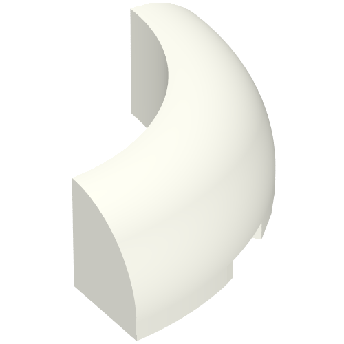 65617 - Brick, Round Corner 3 x 3 without Studs
