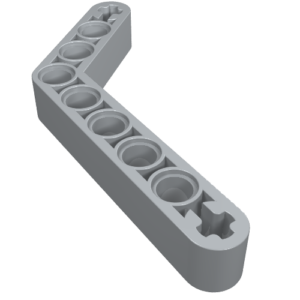 6629 - Technic, Liftarm, Modified Bent Thick 1 x 9 (6 - 4)