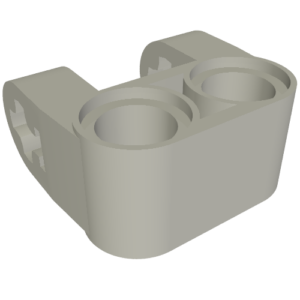 69819 - Technic, Axle and Pin Connector Perpendicular Double Split, Reinforced Sides