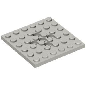 73110 - Plate, Modified 6 x 6 with 5 Pin Holes