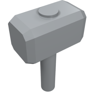 75904 - Minifigure, Utensil Tool Sledgehammer (Mjolnir, Hammer)