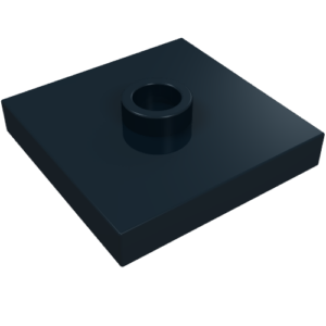 87580 - Plate, Modified 2 x 2 with Groove and 1 Stud in Center (Jumper)