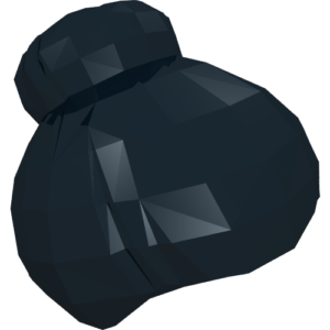 93217 - Minifigure, Hair Top Knot Bun