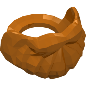 93223 - Minifigure Beard, Medium Short