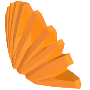 93563 - Minifigure, Hair Mohawk