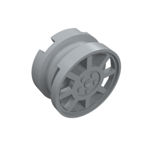 93593 - Wheel 11mm D. x 6mm with 8 Spokes