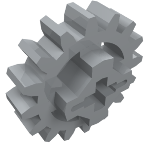 94925 - Technic, Gear 16 Tooth - Axle Hole with Closed Sides