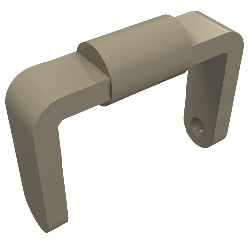 95344 - Minifigure, Utensil Bucket 1 x 1 x 1 Handle / Scooter Stand