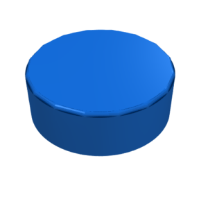 98138 - Tile, Round 1 x 1