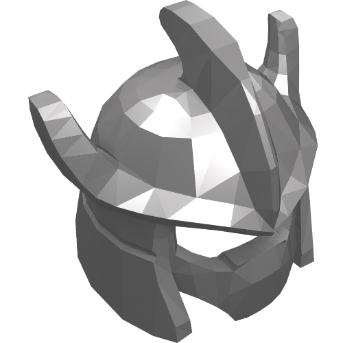 12617 - Minifigure, Headgear Helmet Trident Shaped with Face Mask