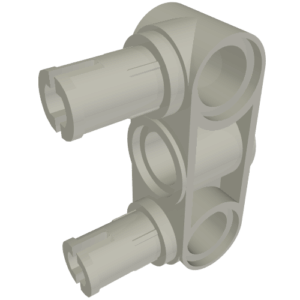 2393 - Technic, Pin Connector Perpendicular 3L with 2 Pins